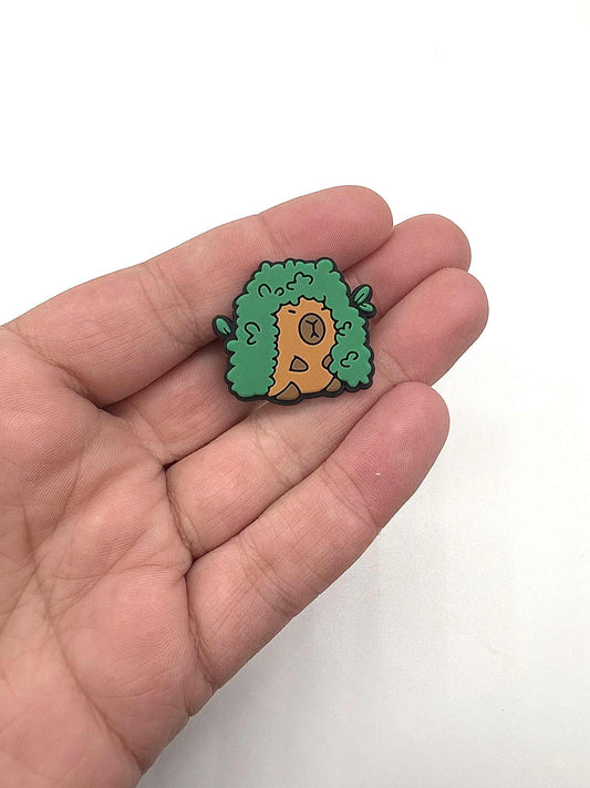 Capy Hedge Shoe Charm