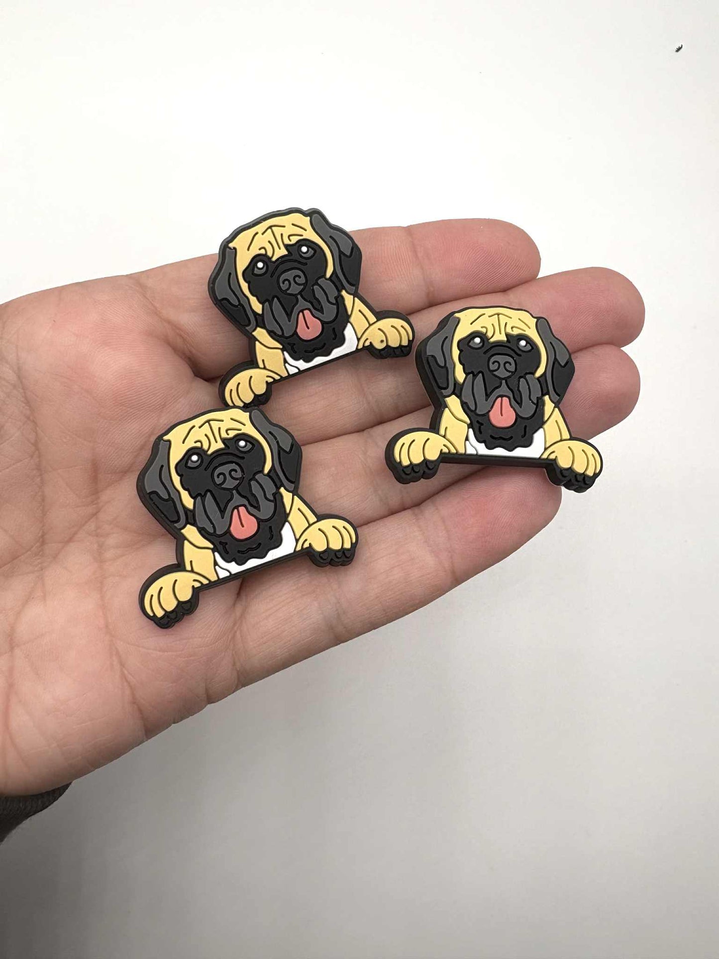 Mastiff Dog Shoe Charm