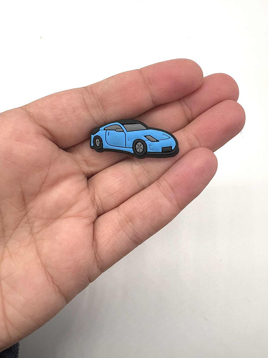 Blue Car Shoe Charm