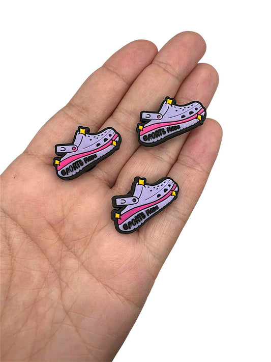 Purple Croc Sports Mode Shoe Charm