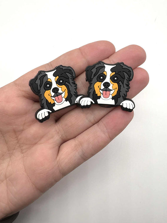 Australian Shepherd Dog Shoe Charm