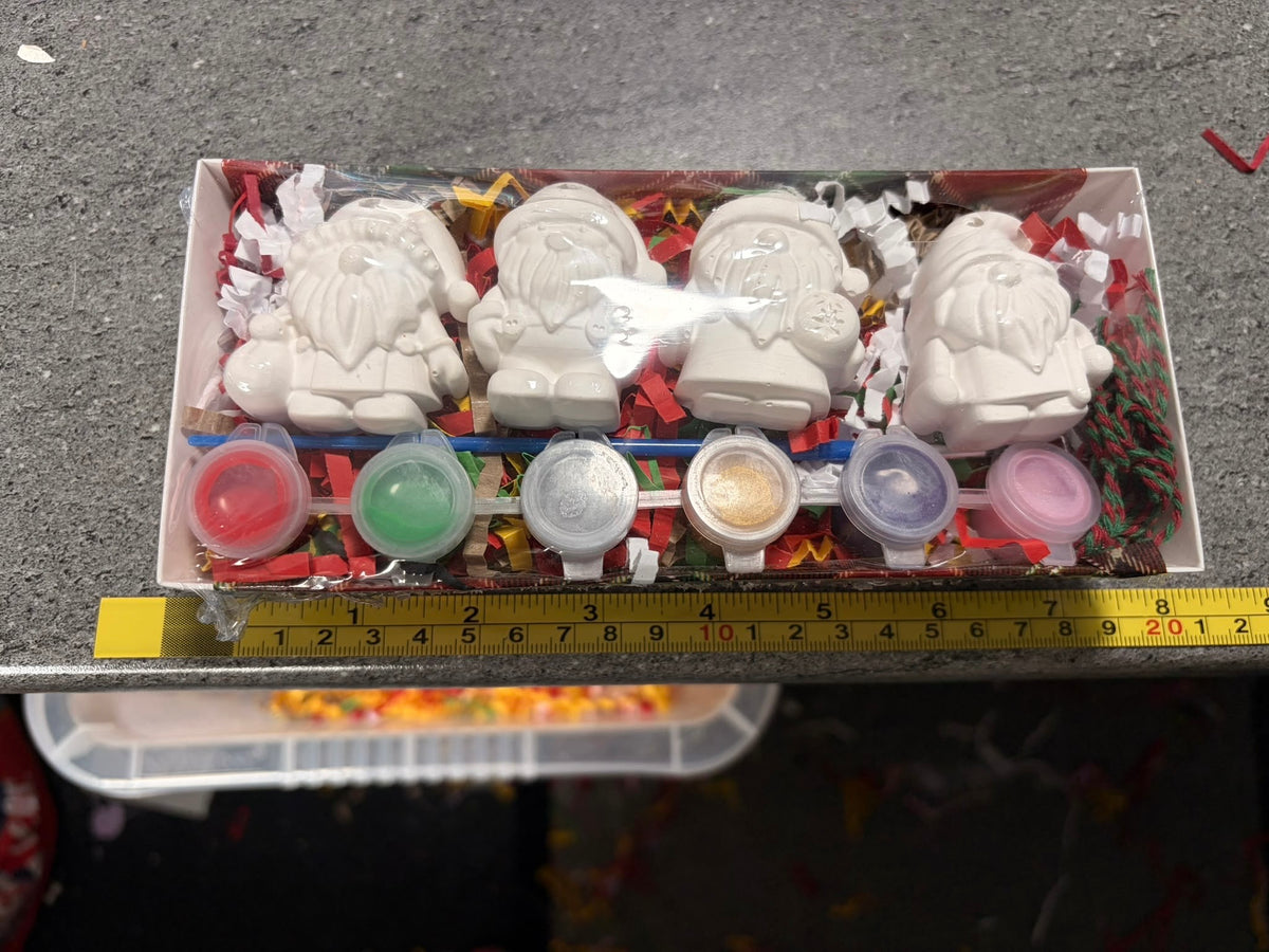 Christmas Gnome Shaped Hanging Decoration Box Set