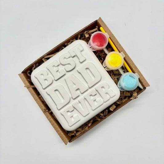 Best Dad Ever Craft Kit with 3 paints