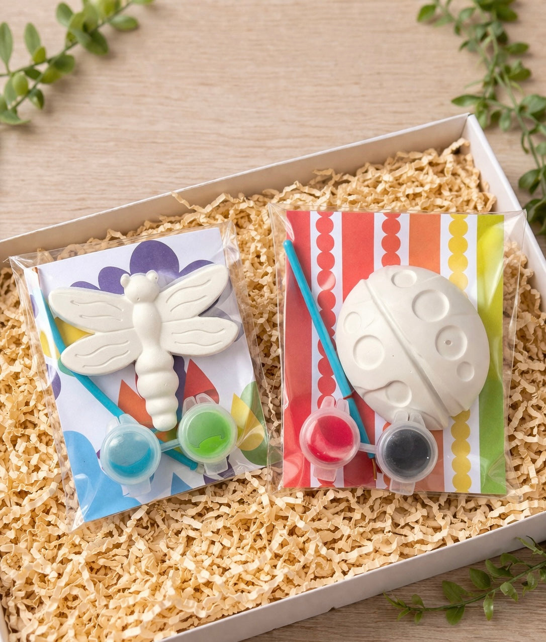 Medium Sized Insect Themed Party Bags with 2 or 3 paints each