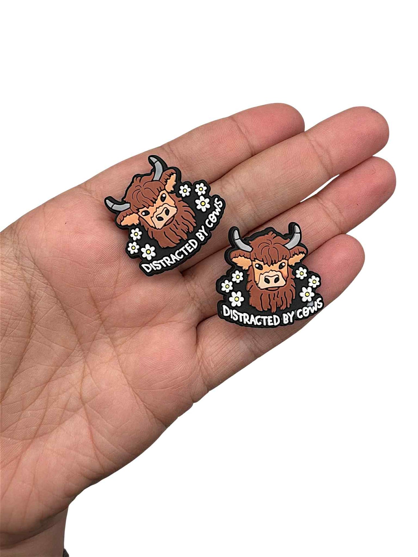 Distracted By Cows Shoe Charm