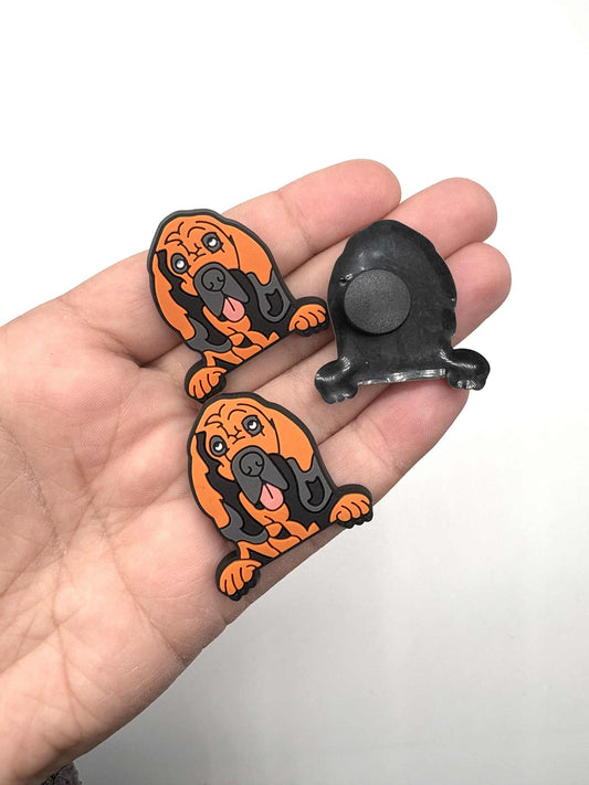Bloodhound Dog Shoe Charm