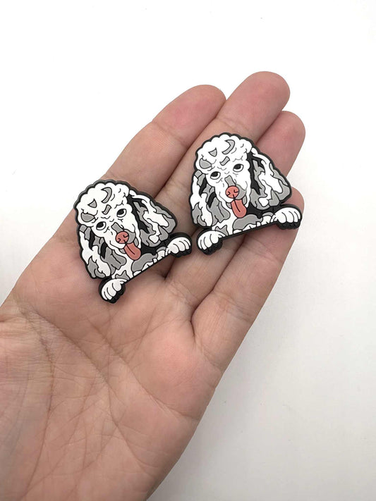 Poodle Dog Shoe Charm