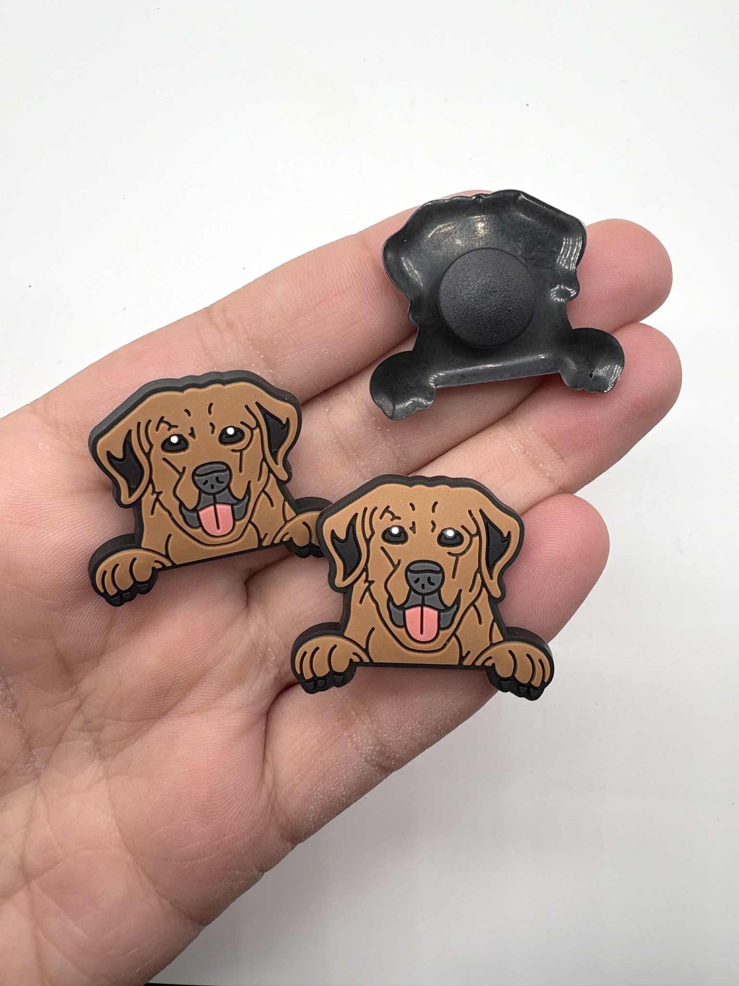 Golden Retriever Dog Shoe Charm