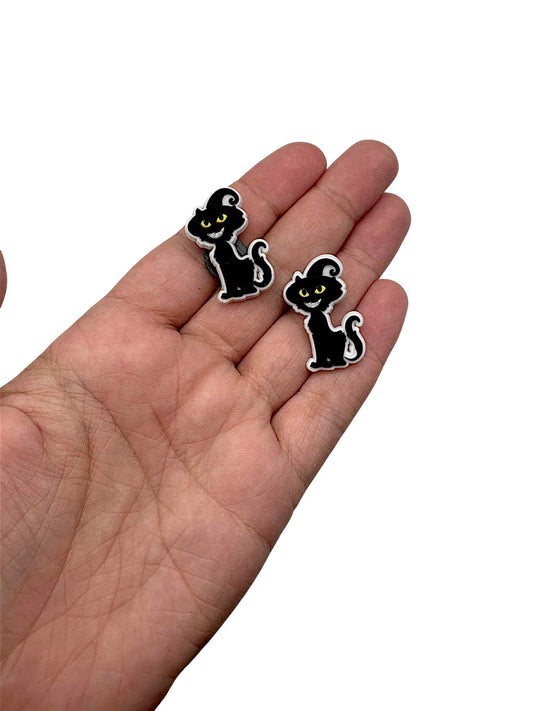 Black Cat 3 Shoe Charm