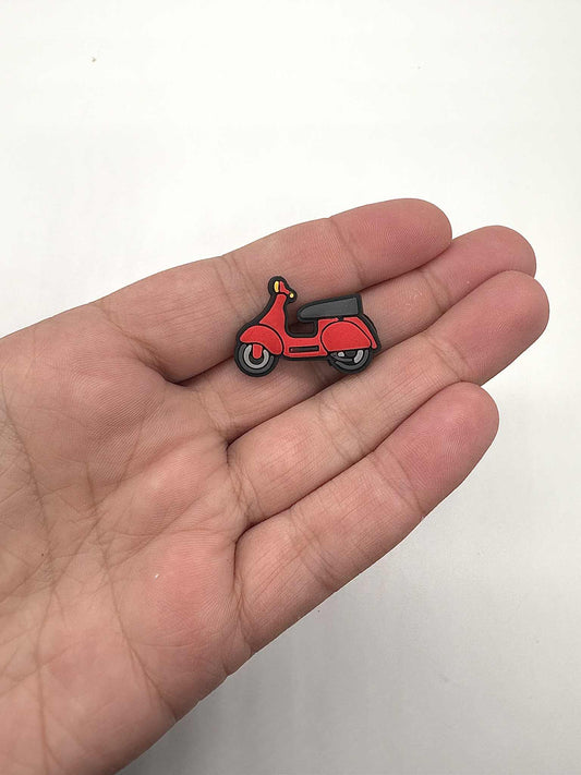 Red Scooter Shoe Charm