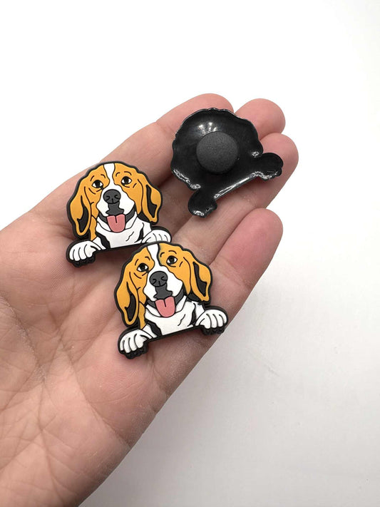 Beagle Dog Shoe Charm