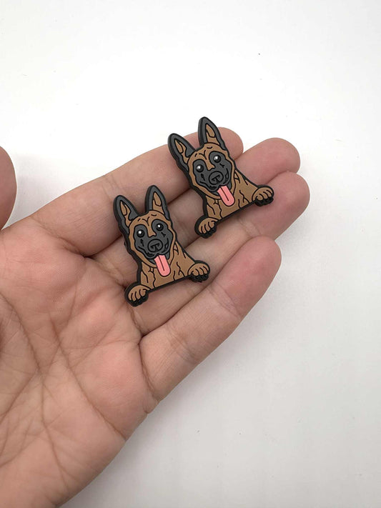 Belgian Malnois Dog Shoe Charm