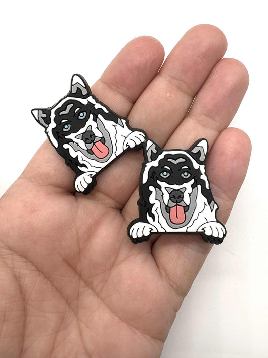 Alaskan Malamute Dog Shoe Charm