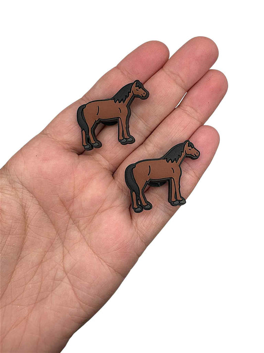 Brown Horse Shoe Charm