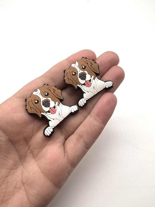 Brittnay Spaniel Dog Shoe Charms