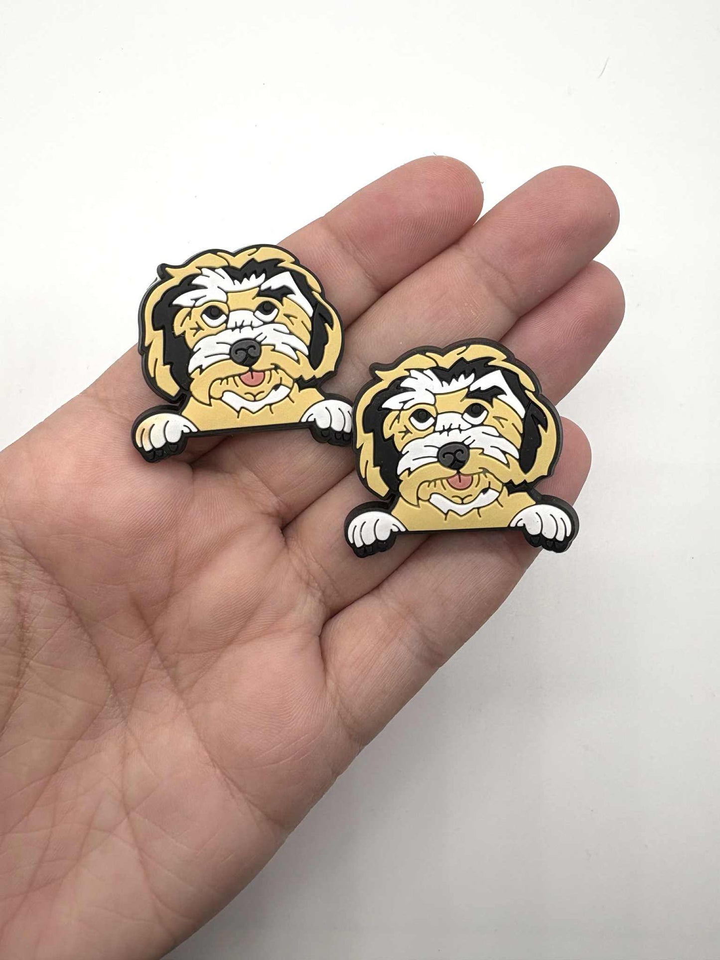 Maltese Dog Shoe Charm