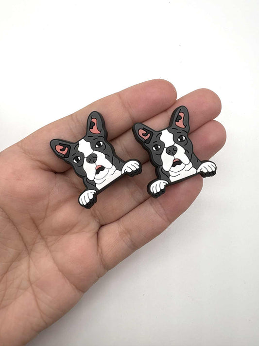 Boston Terrier Dog Shoe Charm