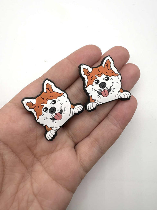 Akita Dog Shoe Charm