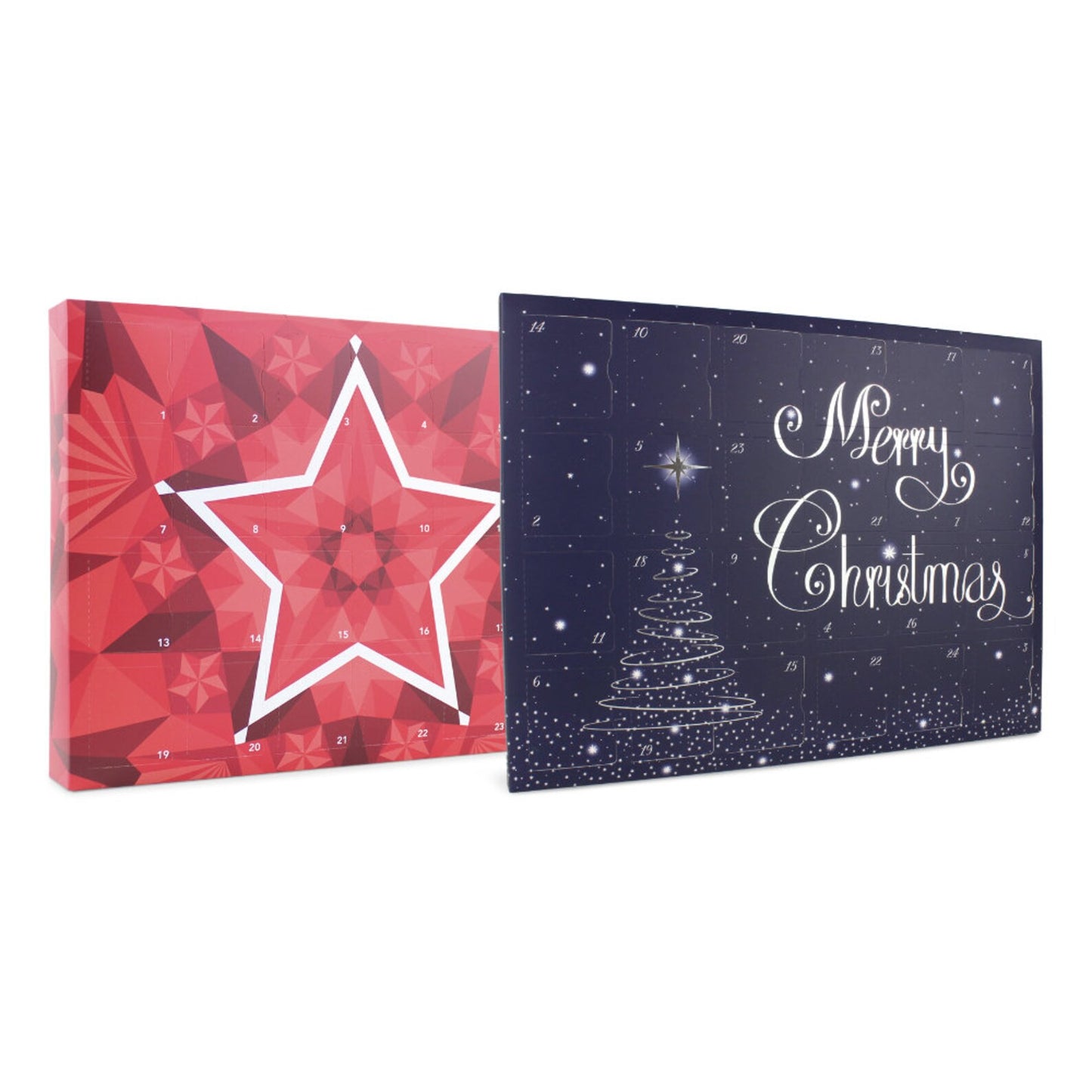 *3 WEEK TURNAROUND*  24 Day Pre-filled Christmas Advent Calendar - 24 Individual Ornaments - Christmas Theme - Kids Advent Calendar - Two Different Colour Options