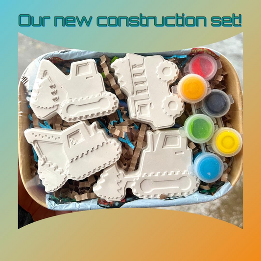 Construction paint your own ornament kit